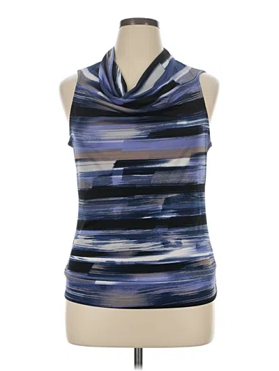 Pre-owned Alfani Sleeveless T-shirt In Blue