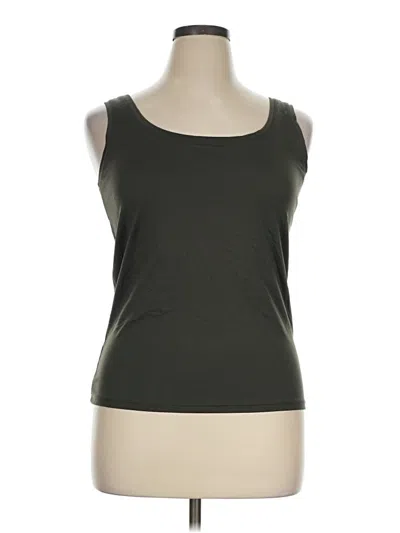 Pre-owned Alfani Sleeveless T-shirt In Green