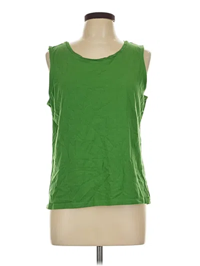 Pre-owned Alfani Sleeveless T-shirt In Green