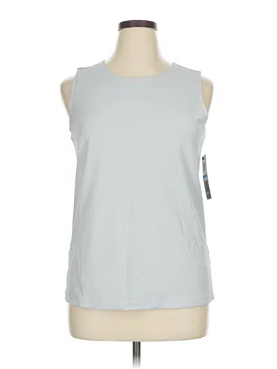 Alfani Sleeveless T-shirt In Gray