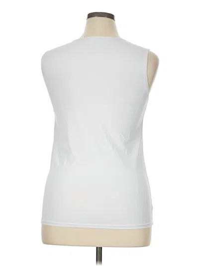 Pre-owned Alfani Sleeveless T-shirt In White
