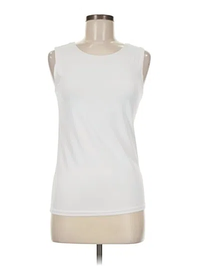 Pre-owned Alfani Sleeveless T-shirt In White