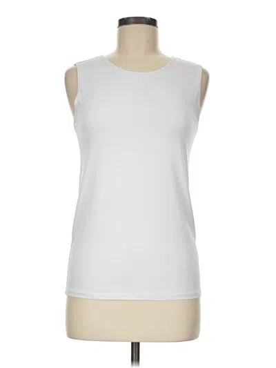 Pre-owned Alfani Sleeveless T-shirt In White