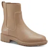 Alfani Tackoma Womens Faux Leather Manmade Ankle Boots In Beige