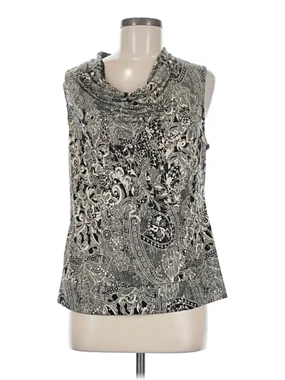 Pre-owned Alfani Tank Top Gray Cowl Neck Tops