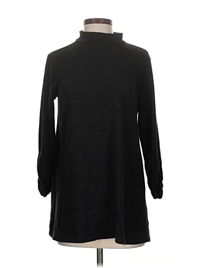 Pre-owned Alfani Turtleneck Sweater In Black