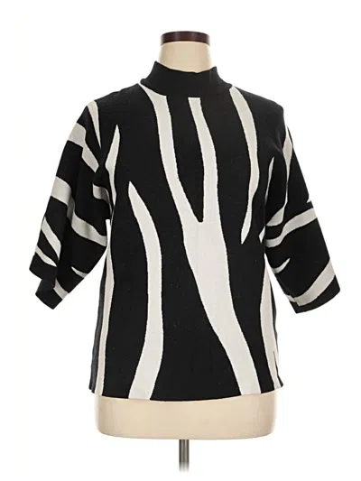Pre-owned Alfani Turtleneck Sweater In Black