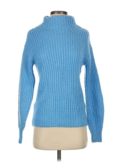 Pre-owned Alfani Turtleneck Sweater In Blue