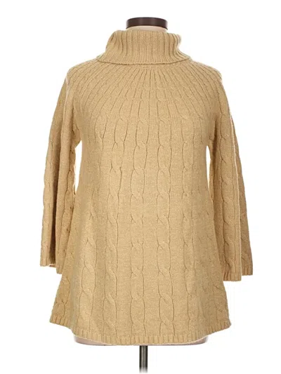 Pre-owned Alfani Turtleneck Sweater In Brown