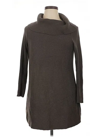 Pre-owned Alfani Turtleneck Sweater In Brown