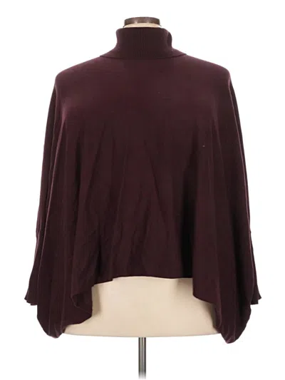Pre-owned Alfani Turtleneck Sweater In Burgundy