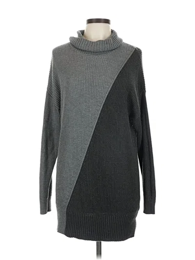 Pre-owned Alfani Turtleneck Sweater In Gray