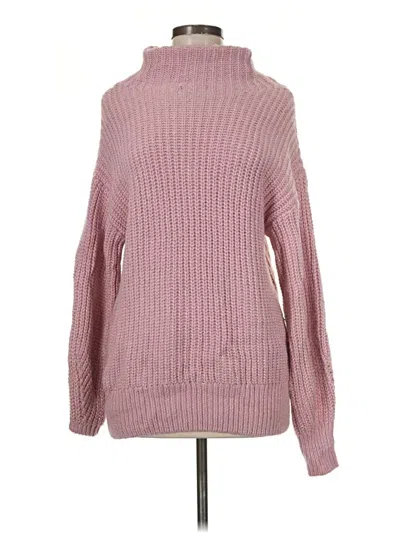 Pre-owned Alfani Turtleneck Sweater In Pink