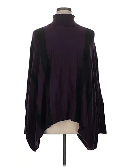 Pre-owned Alfani Turtleneck Sweater In Purple