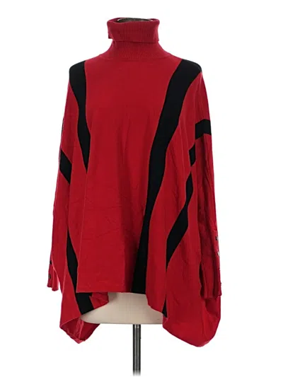 Pre-owned Alfani Turtleneck Sweater In Red