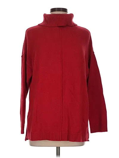 Pre-owned Alfani Turtleneck Sweater In Red