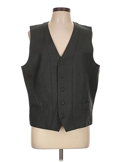 Pre-owned Alfani Tuxedo Vest In Gray