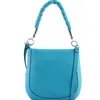 Alfani Twisted Handle Hobo Crossbody Bag In Pool Blue In Blue