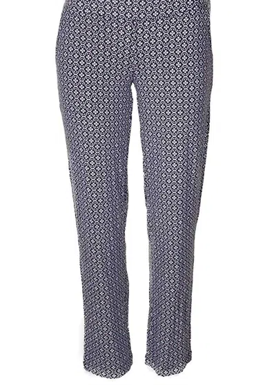 Alfani Women's Geo-printed Knit Slim Pajama Pants In Mod Clover In Multi