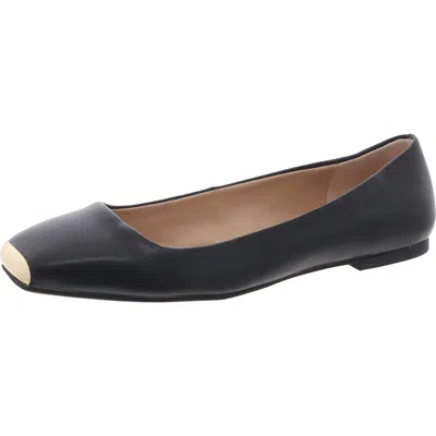 Alfani Womens Embellished Manmade Ballet Flats In Black