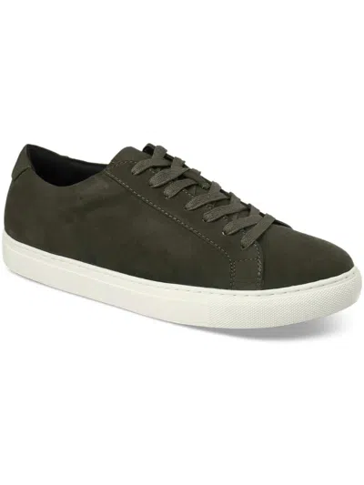 Alfani Womens Faux Leather Lifestyle Casual And Fashion Sneakers In Green