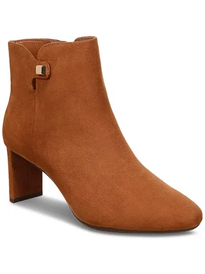 ALFANI WOMENS ZIPPER ROUND TOE BOOTIES