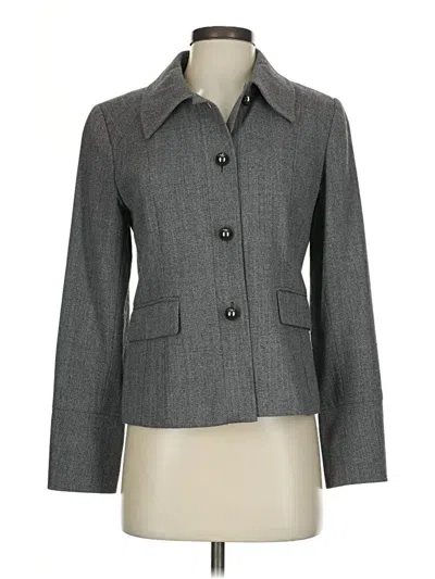 Pre-owned Alfani Wool Blazer Jacket In Gray