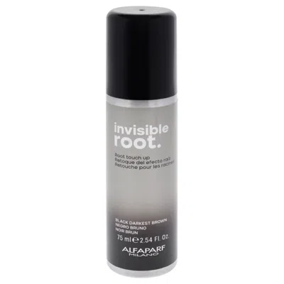 Alfaparf Milano Invisible Root Touch Up Spray - Black Darkest Brown By  For Unisex - 2.54 oz Hair Col In Multi