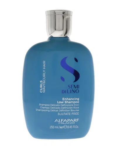 Alfaparf Milano Unisex 8.45oz Semi Di Lino Curls Enhancing Low Shampoo In Transparent