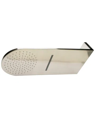 Alfi 10in Wall-mounted Square Waterfall Rain Shower Head In Multi