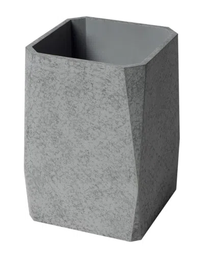 Alfi 12in Concrete Waste Bin For Bathrooms In Blue