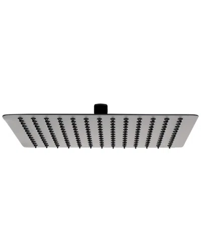 Alfi 12in Square Ultra-thin Rain Shower Head In Gray