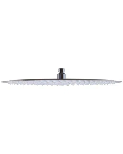 Alfi 16in Round Ultra Thin Rain Shower Head In Gray