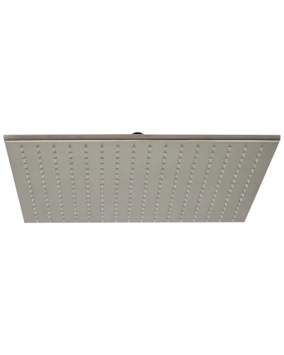 Alfi 16in Square Multicolor Led Rain Shower Head In Gray