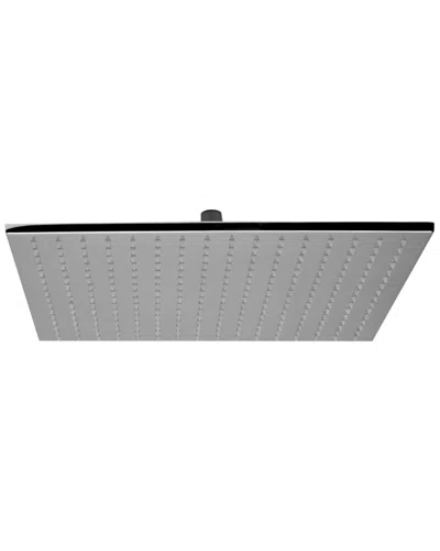 Alfi 16in Square Multicolor Led Rain Shower Head In Gray
