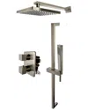 Alfi 2-way Thermostatic Square Shower Set