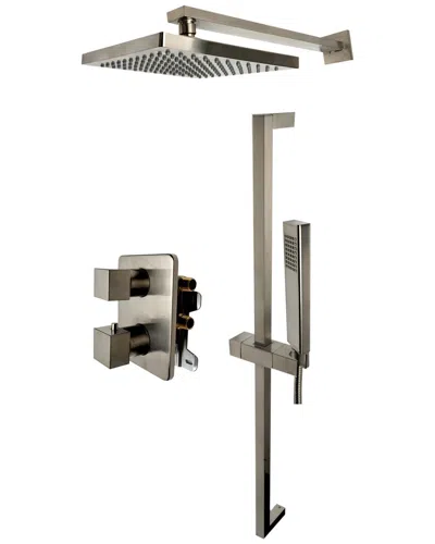 ALFI ALFI 2-WAY THERMOSTATIC SQUARE SHOWER SET