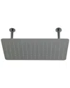 Alfi 20in Rectangular Ultra Thin Rain Shower Head In Gray