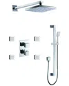 Alfi 3-way Thermostatic Shower Set With Body Sprays