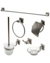 Alfi 6pc Matching Bathroom Accessory Set In Gray