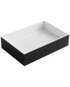 Alfi Black Matte 20in X 14in Solid Surface Resin Sink In Black