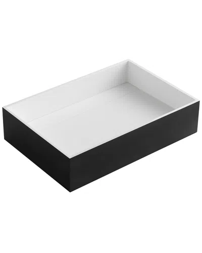 ALFI ALFI BLACK MATTE 20IN X 14IN SOLID SURFACE RESIN SINK