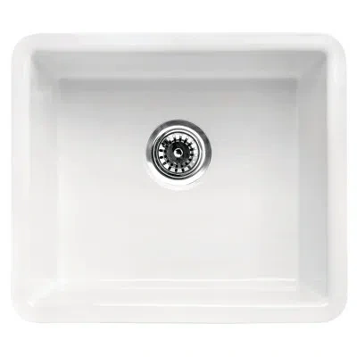 Alfi Brand 20" L X 17" W Undermount Kitchen Sink In White
