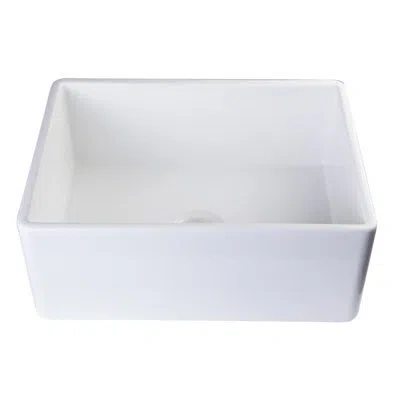 Alfi Brand 26" L X 20" W Farmhouse/apron Kitchen Sink In White