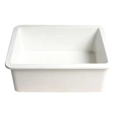 Alfi Brand 27" L X 19" W Undermout Kitchen Sink In White
