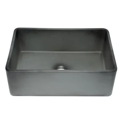 Alfi Brand 29.75'' L Farmhouse / Apron Single Bowl Fireclay Kitchen Sink In 1
