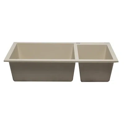 Alfi Brand 34" L X 20" W Drop In Kitchen Sink In Biscuit