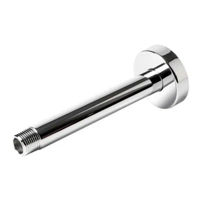 Alfi Brand Black Matte 6" Round Ceiling Shower Arm In Polished Chrome