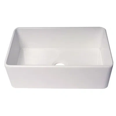 Alfi Brand Fireclay 30" L X 18" W Farmhouse/apron Kitchen Sink