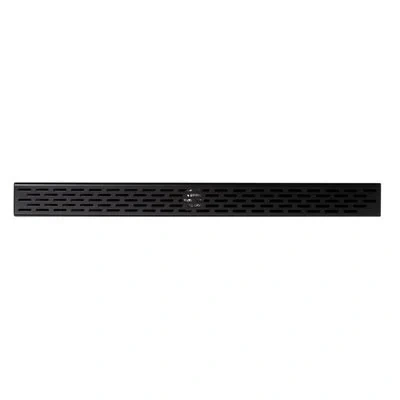 Alfi Brand Linear Grid Shower Drain In Matte Black